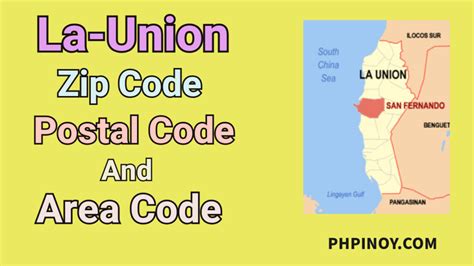 zip code of agoo la union|La Union Zip Code and Area Code • Noypi.com.ph.